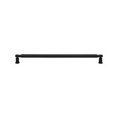 Atlas Homewares [A987-BL] Die Cast Zinc Cabinet Pull Handle - Everitt Series - Oversized - Matte Black Finish - 12&quot; C/C -  12 7/16&quot; L