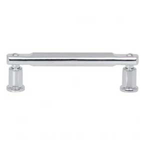 Atlas Homewares [A982-CH] Die Cast Zinc Cabinet Pull Handle - Everitt Series - Standard Size - Polished Chrome Finish - 3 3/4" C/C - 4 7/16" L