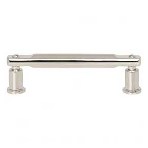 Atlas Homewares [A982-PN] Die Cast Zinc Cabinet Pull Handle - Everitt Series - Standard Size - Polished Nickel Finish - 3 3/4" C/C - 4 7/16" L