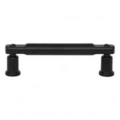 Atlas Homewares [A982-BL] Die Cast Zinc Cabinet Pull Handle - Everitt Series - Standard Size - Matte Black Finish - 3 3/4&quot; C/C -  4 7/16&quot; L