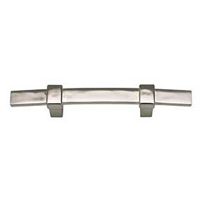 Atlas Homewares [302-BRN] Die Cast Zinc Cabinet Pull Handle - Buckle Up Series - Standard Size - Brushed Nickel Finish - 3" C/C - 6" L