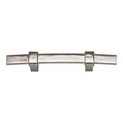 Atlas Homewares [302-BRN] Die Cast Zinc Cabinet Pull Handle - Buckle Up Series - Standard Size - Brushed Nickel Finish - 3" C/C - 6" L
