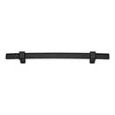 Atlas Homewares [304-BL] Die Cast Zinc Cabinet Pull Handle - Buckle Up Series - Oversized - Matte Black Finish - 6 5/16&quot; C/C - 9 5/16&quot; L