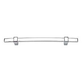 Atlas Homewares [304-CH] Die Cast Zinc Cabinet Pull Handle - Buckle Up Series - Oversized - Polished Chrome Finish - 6 5/16" C/C - 9 5/16" L