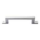 Atlas Homewares [384-CH] Die Cast Zinc Cabinet Pull Handle - Campaign Series - Standard Size - Polished Chrome Finish - 3" C/C - 4 3/16" L