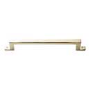 Atlas Homewares [386-PB] Die Cast Zinc Cabinet Pull Handle - Campaign Series - Oversized - Polished Brass Finish - 5 1/16&quot; C/C - 6 3/16&quot; L