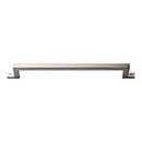 Atlas Homewares [387-BRN] Die Cast Zinc Cabinet Pull Handle - Campaign Series - Oversized - Brushed Nickel Finish - 6 5/16" C/C - 7 7/16" L