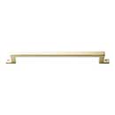 Atlas Homewares [387-PB] Die Cast Zinc Cabinet Pull Handle - Campaign Series - Oversized - Polished Brass Finish - 6 5/16&quot; C/C - 7 7/16&quot; L