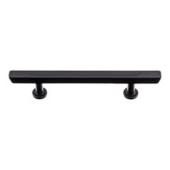 Atlas Homewares [414-BL] Die Cast Zinc Cabinet Pull Handle - Conga Series - Standard Size - Matte Black Finish - 3 3/4&quot; C/C - 6 1/8&quot; L
