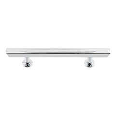 Atlas Homewares [414-CH] Die Cast Zinc Cabinet Pull Handle - Conga Series - Standard Size - Polished Chrome Finish - 3 3/4&quot; C/C - 6 1/8&quot; L