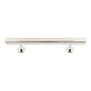 Atlas Homewares [414-PN] Die Cast Zinc Cabinet Pull Handle - Conga Series - Standard Size - Polished Nickel Finish - 3 3/4" C/C - 6 1/8" L