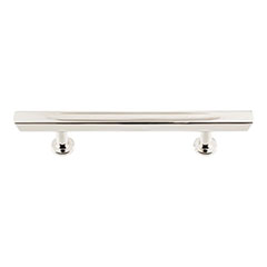 Atlas Homewares [414-PN] Die Cast Zinc Cabinet Pull Handle - Conga Series - Standard Size - Polished Nickel Finish - 3 3/4" C/C - 6 1/8" L
