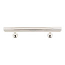 Atlas Homewares [414-PN] Die Cast Zinc Cabinet Pull Handle - Conga Series - Standard Size - Polished Nickel Finish - 3 3/4&quot; C/C - 6 1/8&quot; L