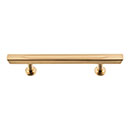 Atlas Homewares [414-WB] Die Cast Zinc Cabinet Pull Handle - Conga Series - Standard Size - Warm Brass Finish - 3 3/4&quot; C/C - 6 1/8&quot; L