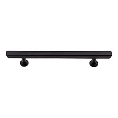 Atlas Homewares [415-BL] Die Cast Zinc Cabinet Pull Handle - Conga Series - Oversized - Matte Black Finish - 5 1/16&quot; C/C - 7 3/8&quot; L