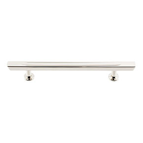 Atlas Homewares [415-PN] Die Cast Zinc Cabinet Pull Handle - Conga Series - Oversized - Polished Nickel Finish - 5 1/16" C/C - 7 3/8" L