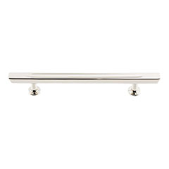 Atlas Homewares [415-PN] Die Cast Zinc Cabinet Pull Handle - Conga Series - Oversized - Polished Nickel Finish - 5 1/16&quot; C/C - 7 3/8&quot; L