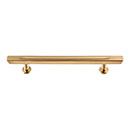 Atlas Homewares [415-WB] Die Cast Zinc Cabinet Pull Handle - Conga Series - Oversized - Warm Brass Finish - 5 1/16" C/C - 7 3/8" L