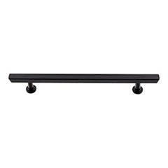 Atlas Homewares [416-BL] Die Cast Zinc Cabinet Pull Handle - Conga Series - Oversized - Matte Black Finish - 6 5/16" C/C - 8 5/8" L