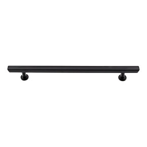 Atlas Homewares [417-BL] Die Cast Zinc Cabinet Pull Handle - Conga Series - Oversized - Matte Black Finish - 7 9/16" C/C - 9 7/8" L