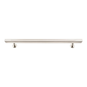 Atlas Homewares [417-BRN] Die Cast Zinc Cabinet Pull Handle - Conga Series - Oversized - Brushed Nickel Finish - 7 9/16" C/C - 9 7/8" L