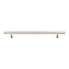 Atlas Homewares [417-BRN] Die Cast Zinc Cabinet Pull Handle - Conga Series - Oversized - Brushed Nickel Finish - 7 9/16&quot; C/C - 9 7/8&quot; L