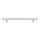Atlas Homewares [417-BRN] Die Cast Zinc Cabinet Pull Handle - Conga Series - Oversized - Brushed Nickel Finish - 7 9/16&quot; C/C - 9 7/8&quot; L