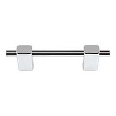 Atlas Homewares [295-CH] Die Cast Zinc Cabinet Pull Handle - Element Series - Standard Size - Polished Chrome Finish - 3" C/C - 4 5/8" L