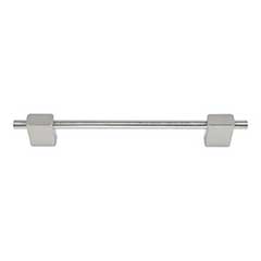 Atlas Homewares [296-BRN] Die Cast Zinc Cabinet Pull Handle - Element Series - Oversized - Brushed Nickel Finish - 6 5/16&quot; C/C - 8 3/16&quot; L