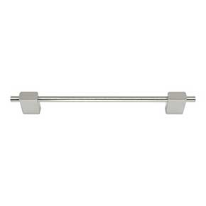 Atlas Homewares [297-BRN] Die Cast Zinc Cabinet Pull Handle - Element Series - Oversized - Brushed Nickel Finish - 7 9/16" C/C - 9 7/16" L