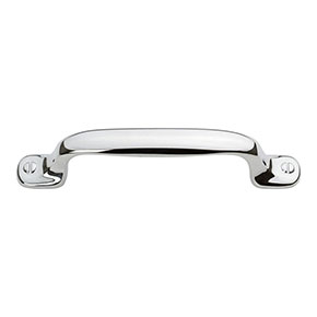 Atlas Homewares [A868-CH] Die Cast Zinc Cabinet Pull Handle - Ergo Series - Standard Size - Polished Chrome Finish - 3 3/4" C/C - 5 1/2" L