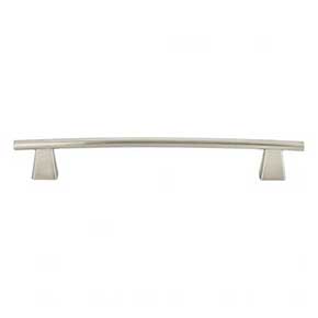 Atlas Homewares [308-BRN] Die Cast Zinc Cabinet Pull Handle - Fulcrum Series - Oversized - Brushed Nickel Finish - 6 5/16" C/C - 8" L
