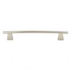 Atlas Homewares [308-BRN] Die Cast Zinc Cabinet Pull Handle - Fulcrum Series - Oversized - Brushed Nickel Finish - 6 5/16&quot; C/C - 8&quot; L