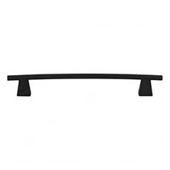 Atlas Homewares [308-BL] Die Cast Zinc Cabinet Pull Handle - Fulcrum Series - Oversized - Matte Black Finish - 6 5/16&quot; C/C - 8&quot; L