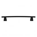 Atlas Homewares [308-BL] Die Cast Zinc Cabinet Pull Handle - Fulcrum Series - Oversized - Matte Black Finish - 6 5/16&quot; C/C - 8&quot; L