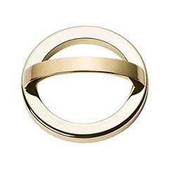 Atlas Homewares [406-FG] Die Cast Zinc Cabinet Pull Handle - Tableau Series - Standard Size - French Gold Finish - 2 1/2&quot; C/C - 2 15/16&quot; Dia.