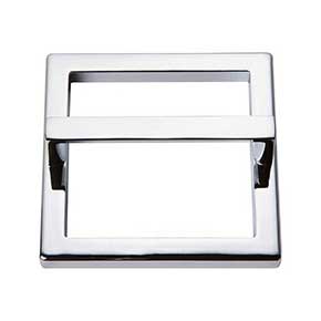 Atlas Homewares [411-CH] Die Cast Zinc Cabinet Pull Handle - Tableau Series - Standard Size - Polished Chrome Finish - 3" C/C - 3 3/8" Sq.