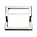 Atlas Homewares [411-PN] Die Cast Zinc Cabinet Pull Handle - Tableau Series - Standard Size - Polished Nickel Finish - 3&quot; C/C - 3 3/8&quot; Sq.