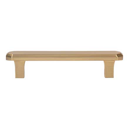 Atlas Homewares [A6071-WB] Die Cast Zinc Cabinet Pull Handle - Fielding Series - Standard Size - Warm Brass Finish - 3 3/4" C/C - 4 15/16" L