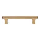 Atlas Homewares [A6071-WB] Die Cast Zinc Cabinet Pull Handle - Fielding Series - Standard Size - Warm Brass Finish - 3 3/4" C/C - 4 15/16" L