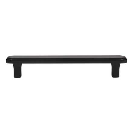 Atlas Homewares [A6072-BL] Die Cast Zinc Cabinet Pull Handle - Fielding Series - Oversized - Matte Black Finish - 5 1/16" C/C - 6 1/4" L