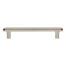 Atlas Homewares [A6072-BRN] Die Cast Zinc Cabinet Pull Handle - Fielding Series - Oversized - Brushed Nickel Finish - 5 1/16" C/C - 6 1/4" L