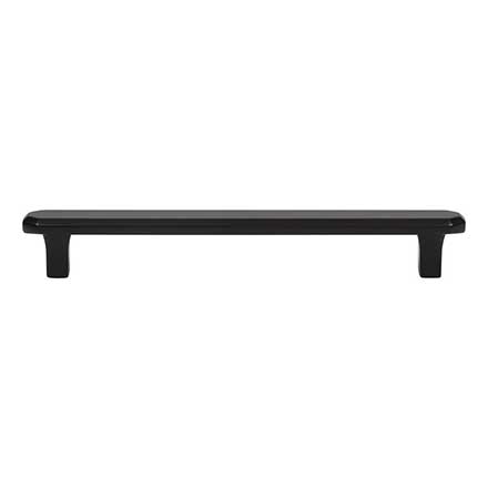 Atlas Homewares [A6073-BL] Die Cast Zinc Cabinet Pull Handle - Fielding Series - Oversized - Matte Black Finish - 6 5/16" C/C - 7 1/2" L