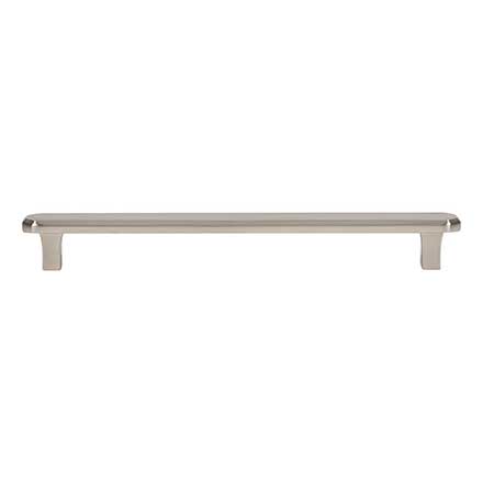 Atlas Homewares [A6074-BRN] Die Cast Zinc Cabinet Pull Handle - Fielding Series - Oversized - Brushed Nickel Finish - 7 9/16" C/C - 8 3/4" L