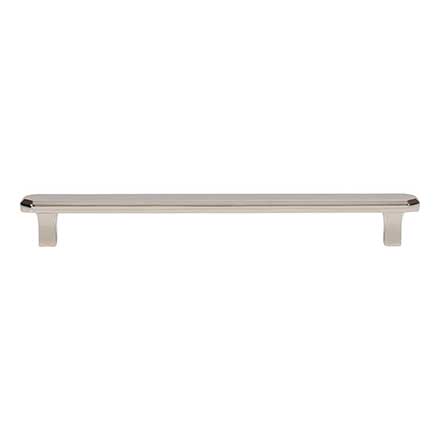 Atlas Homewares [A6074-PN] Die Cast Zinc Cabinet Pull Handle - Fielding Series - Oversized - Polished Nickel Finish - 7 9/16" C/C - 8 3/4" L