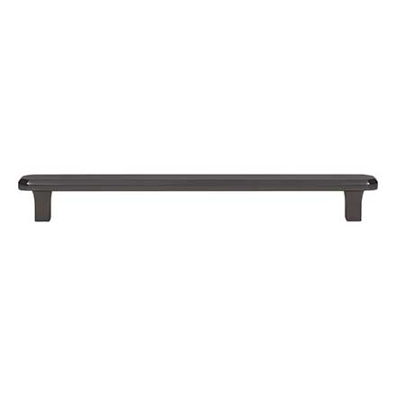 Atlas Homewares [A6074-SL] Die Cast Zinc Cabinet Pull Handle - Fielding Series - Oversized - Slate Finish - 7 9/16" C/C - 8 3/4" L
