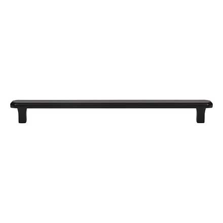 Atlas Homewares [A6075-BL] Die Cast Zinc Cabinet Pull Handle - Fielding Series - Oversized - Matte Black Finish - 8 13/16" C/C - 10" L