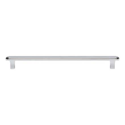 Atlas Homewares [A6075-CH] Die Cast Zinc Cabinet Pull Handle - Fielding Series - Oversized - Polished Chrome Finish - 8 13/16" C/C - 10" L