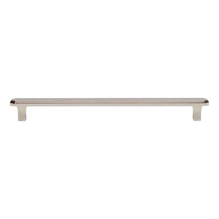 Atlas Homewares [A6075-PN] Die Cast Zinc Cabinet Pull Handle - Fielding Series - Oversized - Polished Nickel Finish - 8 13/16" C/C - 10" L
