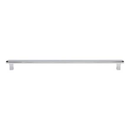 Atlas Homewares [A6076-CH] Die Cast Zinc Cabinet Pull Handle - Fielding Series - Oversized - Polished Chrome Finish - 12" C/C - 13 3/16" L